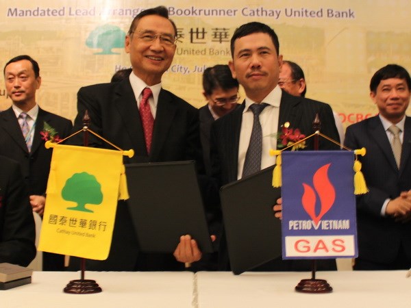 พิธีลงนามในสัญญามูลค่า 280 ล้านเหรียญสหรัฐเพื่อให้การช่วยเหลือโครงการนามโกนเซิน